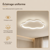Plafonnier Nuage Tissu Blanc Éthéré - Salle de Bain Salon Chambre — Brume