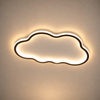Plafonnier Nuage Tissu Blanc Éthéré - Salle de Bain Salon Chambre — Brume