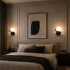 Applique Murale Goutte Métal Noir et Laiton Brillant Noire - Chambre Salon Salle de Bain — Ceko