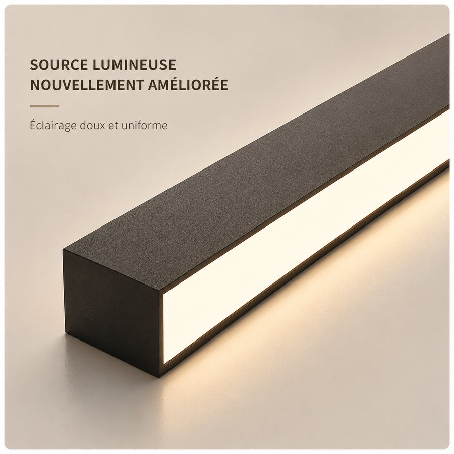 Plafonnier Cylindre Métal Noir Minimaliste Design Moderne - Salle de Bain Salon Chambre — Arundo