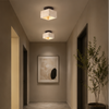 Plafonnier Cylindres Acier Noir Mat Minimaliste Design Moderne - Salle de Bain Salon Chambre — Colonne