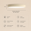 Plafonnier Anneau Céramique Crème Minimaliste Design Moderne - Salle de Bain Salon Chambre — Alcyone