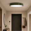 Plafonnier Anneau Céramique Crème Minimaliste Design Moderne - Salle de Bain Salon Chambre — Alcyone