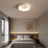 Plafonnier Anneau Métal Blanc Minimaliste Design Moderne - Salle de Bain Salon Chambre — Photon