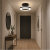 Plafonnier Anneaux Laiton Doré Minimaliste Design Moderne - Salon Salle à Manger Chambre — Ivoire