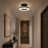 Plafonnier Anneaux Laiton Doré Minimaliste Design Moderne - Salon Salle à Manger Chambre — Ivoire