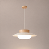 Suspension Cylindre Marbre Blanc et Noir Épuré Design - Chambre Salon Cuisine — Helga