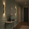 Applique Murale Extérieure Laiton Doré IP65 Cylindre Dorée - Extérieur Terrasse Entrée — Acero