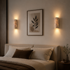 Applique Murale Cylindre Pierre Beige Minimaliste Design Moderne - Chambre Salle de Bain Salon — Algol