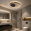 Plafonnier Anneau Métal Blanc Minimaliste Épuré Design Moderne - Salle de Bain Salon Chambre — Xenon