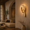 Applique Murale Anneau Verre Opalin Minimaliste Design Moderne Ronde - Chambre Salle de Bain Salon — Arcus