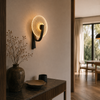 Applique Murale Anneau Verre Opalin Minimaliste Design Moderne Ronde - Chambre Salle de Bain Salon — Arcus