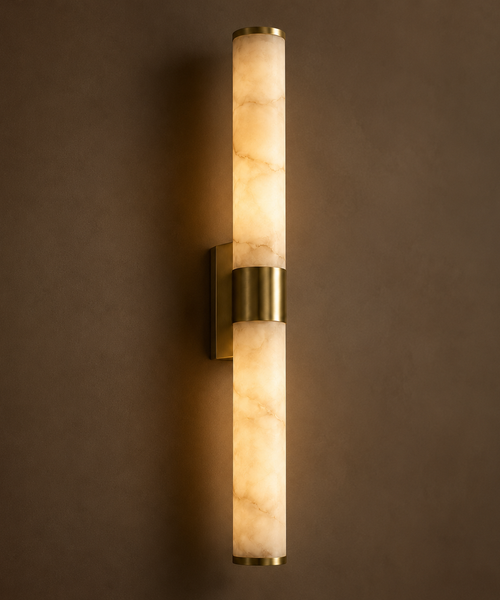 Applique Murale Barre Laiton Doré Minimaliste Design Moderne Dorée - Chambre Salle de Bain Salon — Linéo