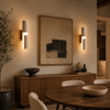 Applique Murale Barre Marbre Blanc Minimaliste Design Moderne - Chambre Salle de Bain Salon — Regulus