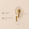 Applique Murale Anneau Verre Opalin Minimaliste Design Moderne Ronde - Chambre Salle de Bain Salon — Arcus