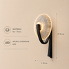 Applique Murale Anneau Verre Opalin Minimaliste Design Moderne Ronde - Chambre Salle de Bain Salon — Arcus