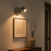 Applique Murale Cylindre Métal Brossé Minimaliste Design Moderne - Chambre Salle de Bain Salon — Legato