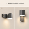 Applique Murale Cylindre Métal Blanc Minimaliste Design Moderne Blanche - Chambre Salle de Bain Salon — Fereshteh