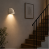 Applique Murale Demi-Sphère Béton Gris Minimaliste Design Moderne - Chambre Salle de Bain Salon — Gunnar