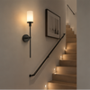 Applique Murale Sphère Albâtre Éclatante Minimaliste Design Moderne - Chambre Salle de Bain Salon — Novus