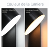 Applique Murale Rectangle Métal Noir Mat Minimaliste Design Moderne Noire - Chambre Salle de Bain Salon — Porphyre