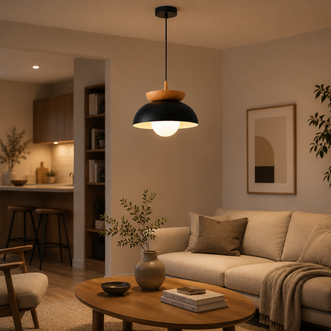 Suspension Cylindre Verre Opalin et Laiton Minimaliste Design - Chambre Salon Cuisine — Torre
