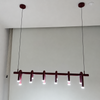 Suspension Cylindre Métal Noir Mat Minimaliste Design - Chambre Salon Cuisine — Pilare