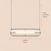 Suspension Cylindre Verre Texturé Transparent Minimaliste Design - Chambre Salon Cuisine — Fuste