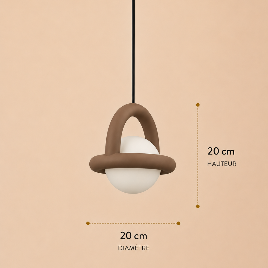 Suspension Anneau Métal Coloré Minimaliste Design - Cuisine Salon Salle à Manger — Orbit