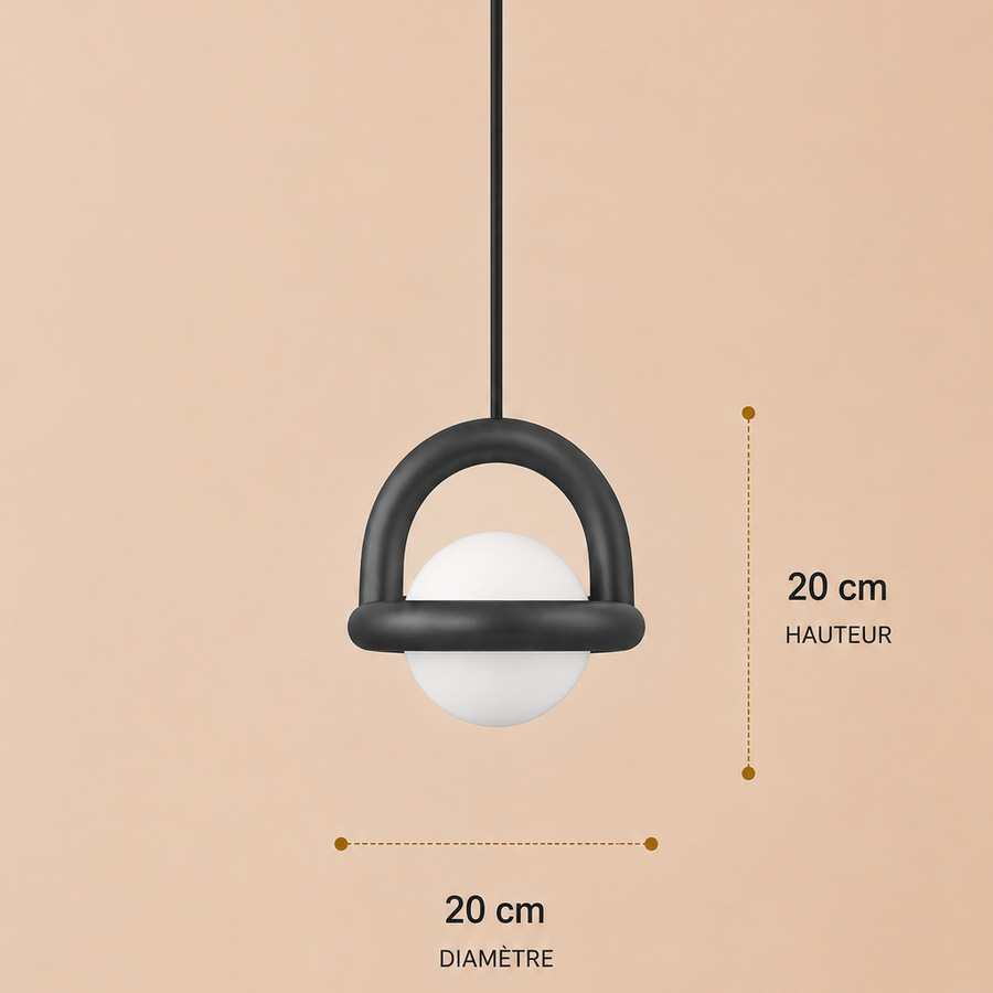 Suspension Anneau Métal Coloré Minimaliste Design - Cuisine Salon Salle à Manger — Orbit