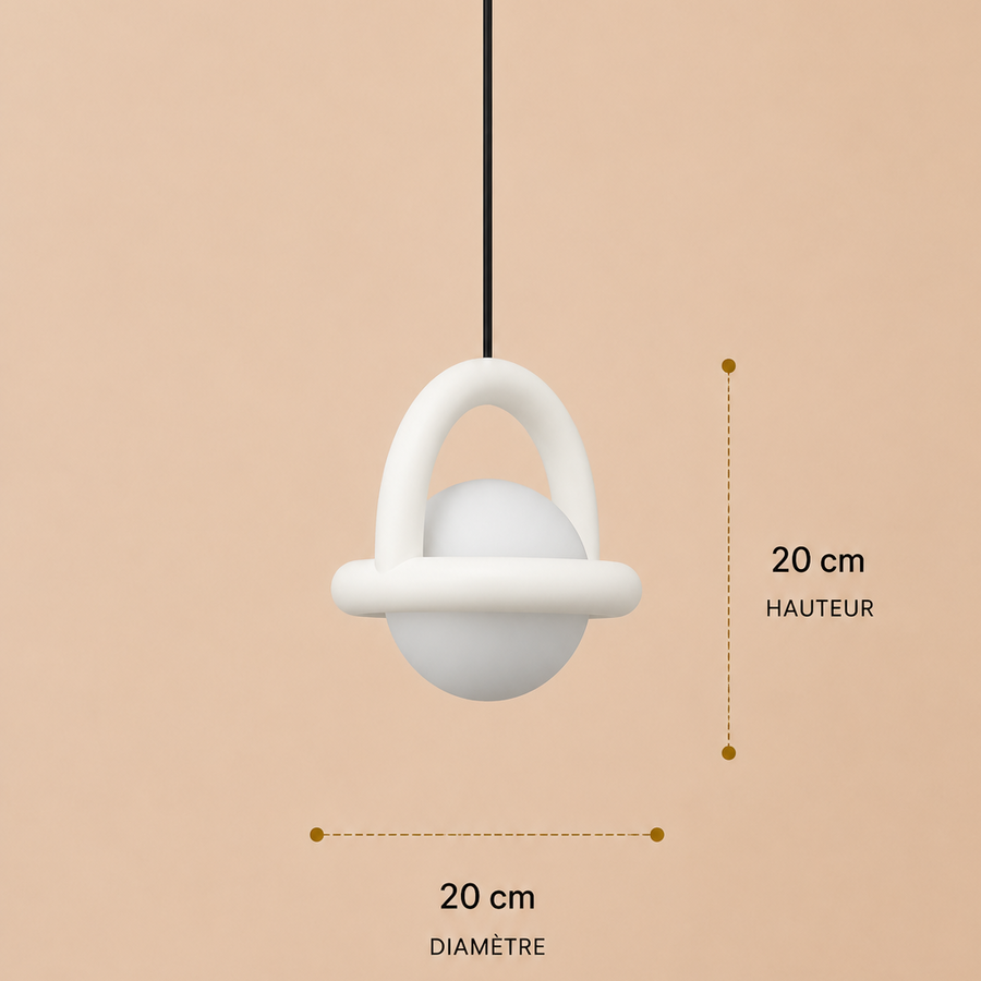 Suspension Anneau Métal Coloré Minimaliste Design - Cuisine Salon Salle à Manger — Orbit