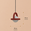 Suspension Anneau Métal Coloré Minimaliste Design - Cuisine Salon Salle à Manger — Orbit
