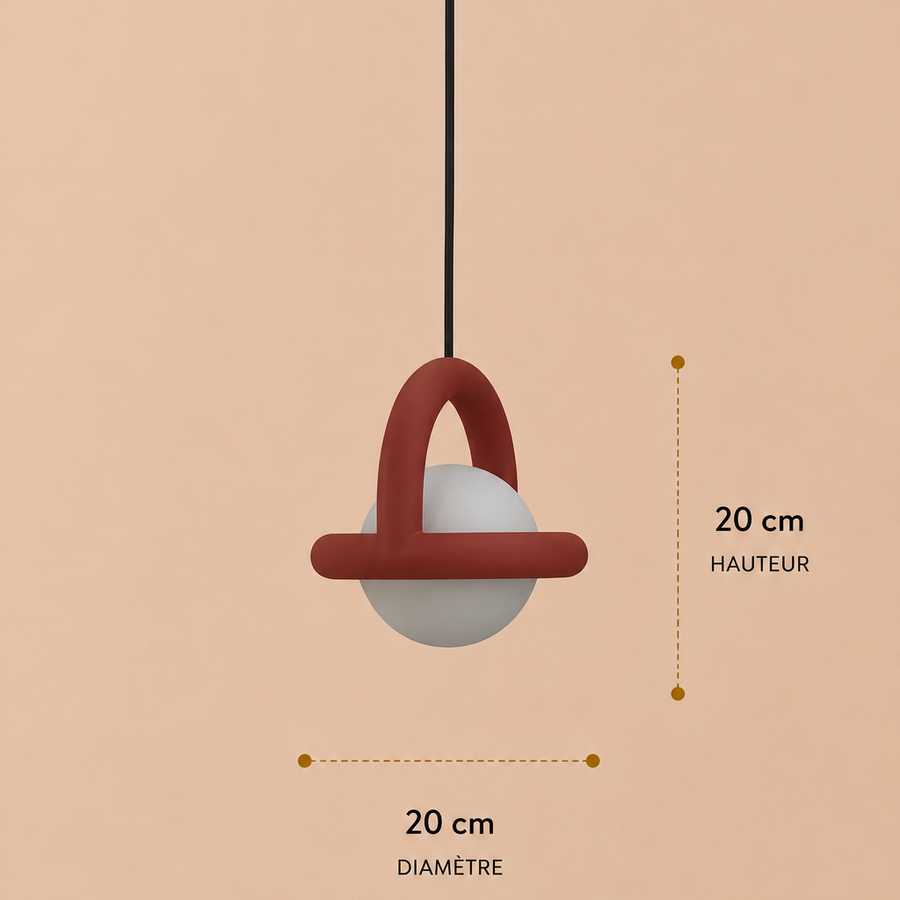 Suspension Anneau Métal Coloré Minimaliste Design - Cuisine Salon Salle à Manger — Orbit