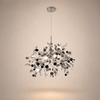 Lustre Suspension Sphère Verre Opalin Blanc Minimaliste Design - Salon Salle à Manger — Vesta