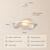 Suspension Vague Tissu Blanc Minimaliste Design - Chambre Salon Cuisine — Houle