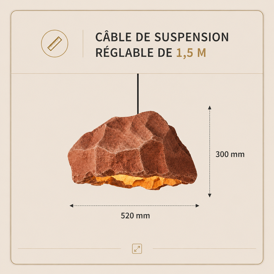 Suspension Cylindre Tissu Beige Minimaliste Design - Chambre Salon Cuisine — Splendor