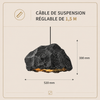 Suspension Cylindre Tissu Beige Minimaliste Design - Chambre Salon Cuisine — Splendor
