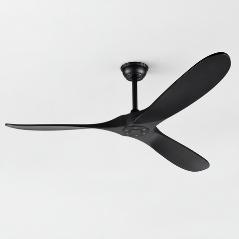 Ventilateur de Plafond Bois XXL avec Éclairage LED