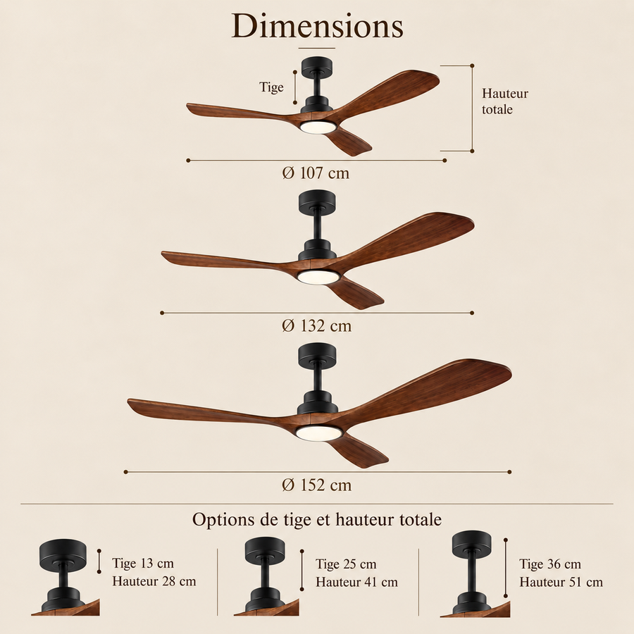 Ventilateur de Plafond | Zefiro