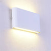 Enguerrand Rectangle Aluminium Gris Minimaliste