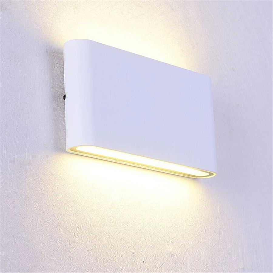 Enguerrand Rectangle Aluminium Gris Minimaliste