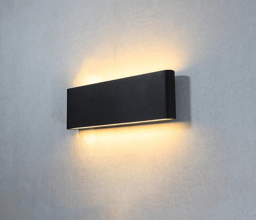 Enguerrand Rectangle Aluminium Gris Minimaliste