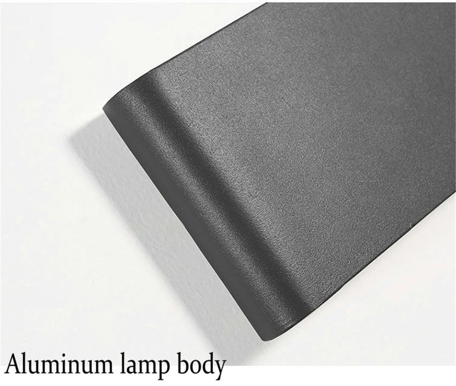 Enguerrand Rectangle Aluminium Gris Minimaliste