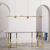 Suspension Laiton Doré Cylindres Multiples Minimaliste Design - Chambre Salon Cuisine — Chiyo