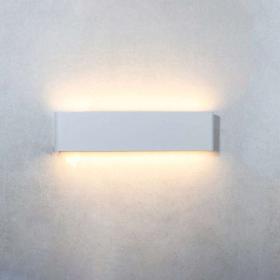 Enguerrand Rectangle Aluminium Gris Minimaliste