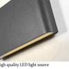 Enguerrand Rectangle Aluminium Gris Minimaliste