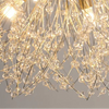 Lustre Suspension Sphère Cristal Étincelant et Métal Doré - Salon Salle à Manger — Novus