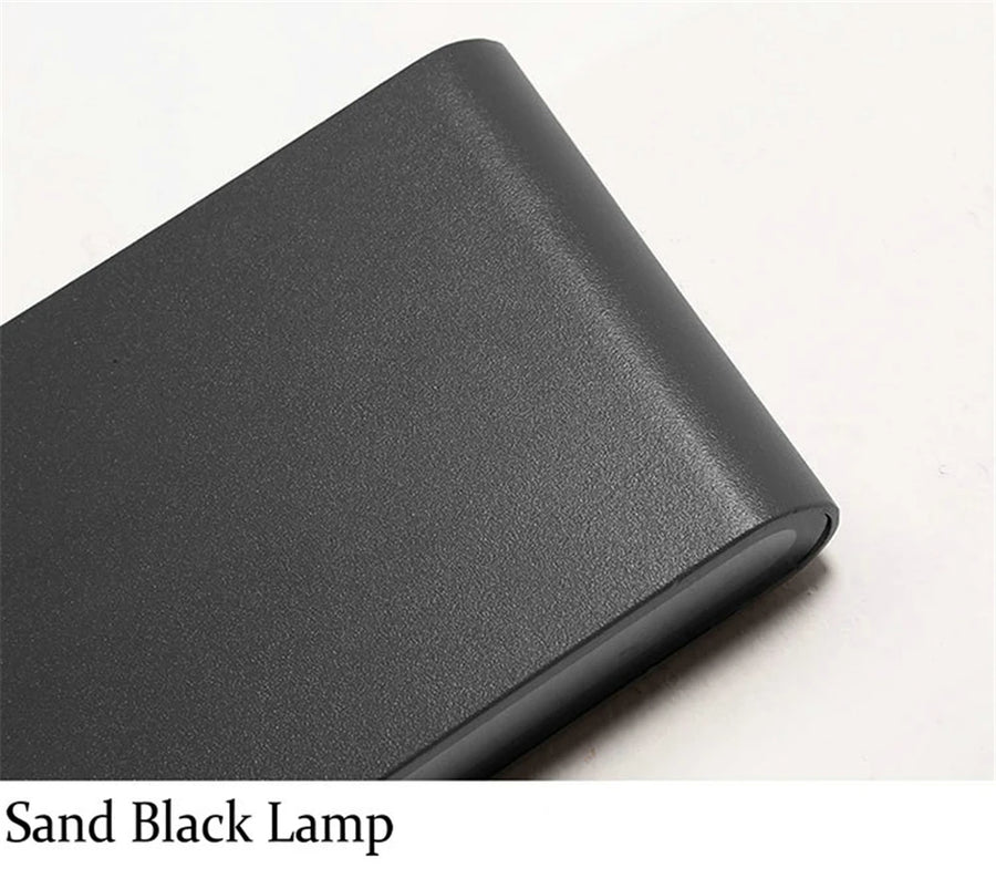 Enguerrand Rectangle Aluminium Gris Minimaliste