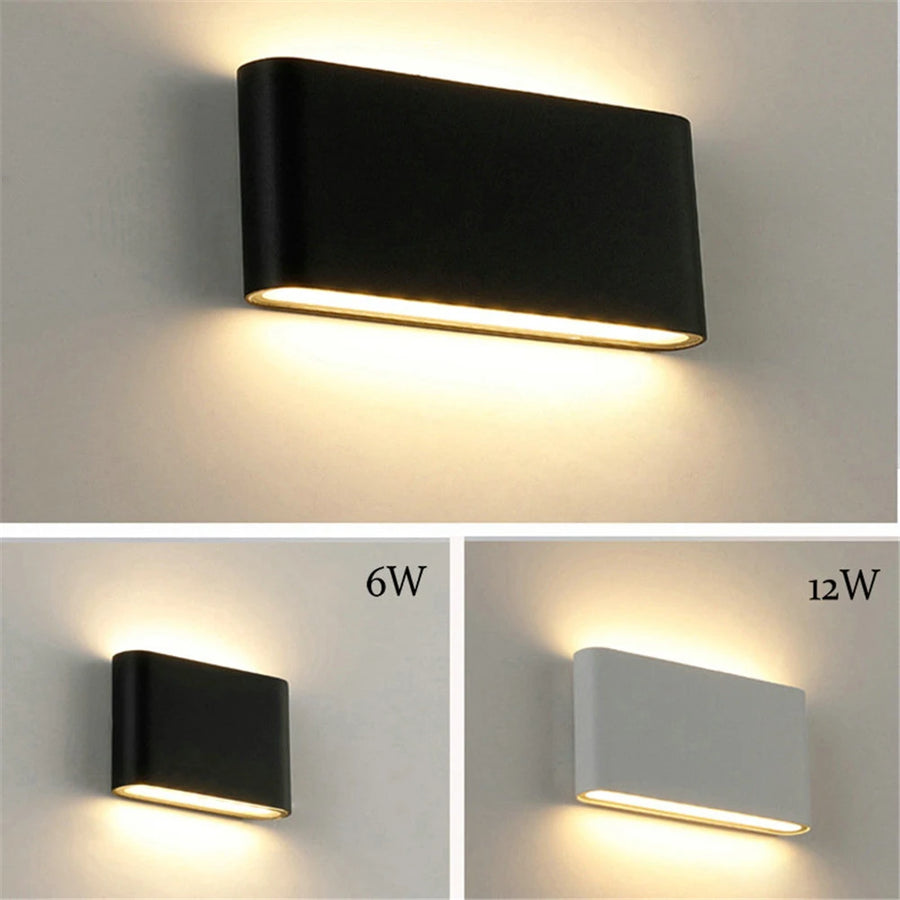 Enguerrand Rectangle Aluminium Gris Minimaliste