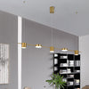 Suspension Laiton Doré Cylindres Multiples Minimaliste Design - Chambre Salon Cuisine — Chiyo